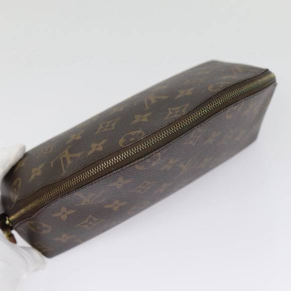 LOUIS VUITTON Monogram Trousse Demi Ronde Cosmetic Pouch M47520 LV Auth 90331 - Picture 5 of 16